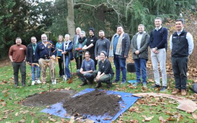 Celebrating 40 years of professional horticulture with tree planting at Royal Botanic Garden Edinburgh